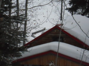 Dislodged chimney