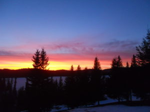 5:45 pm Feb 16, Lac des Roches